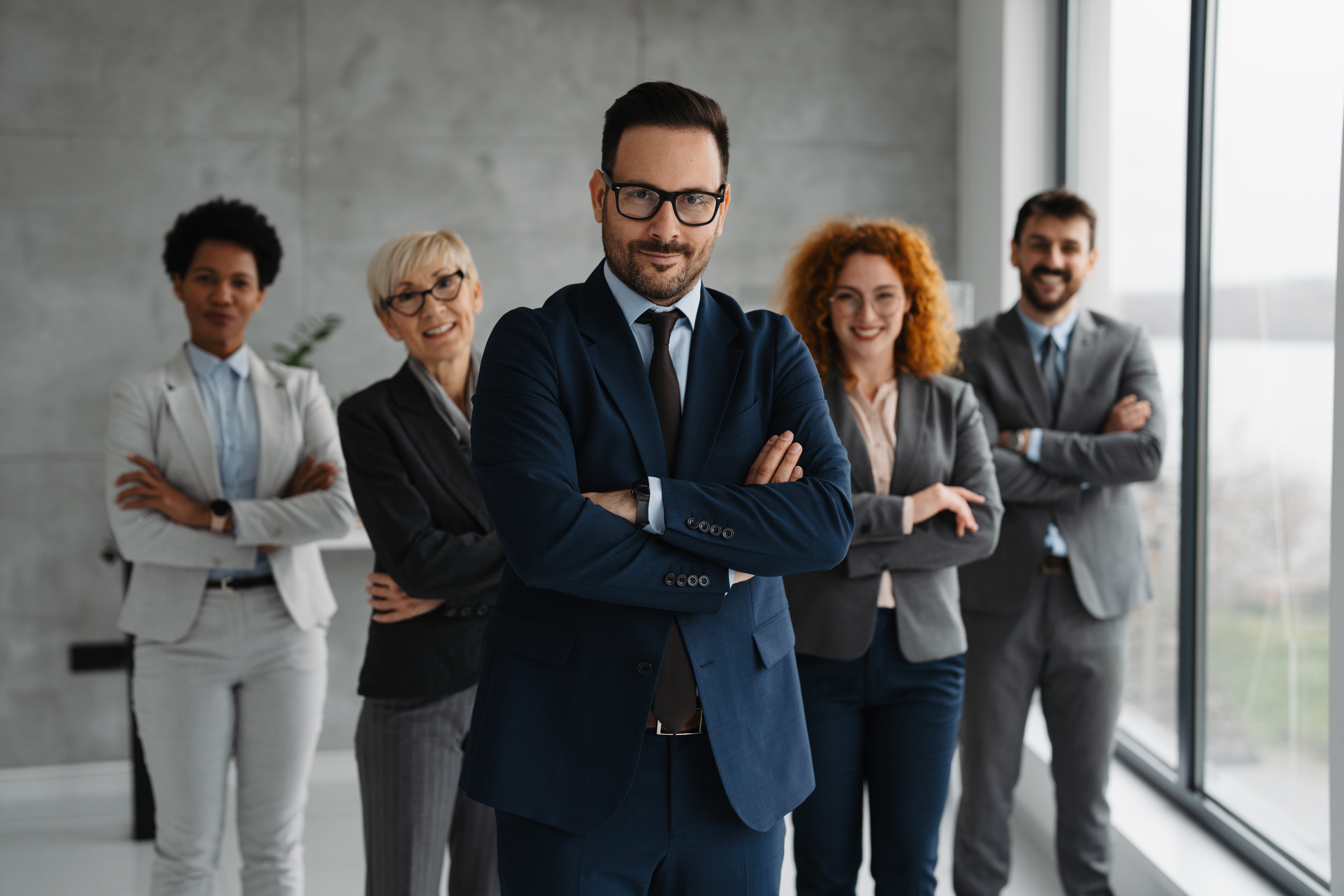 A team of business development representatives